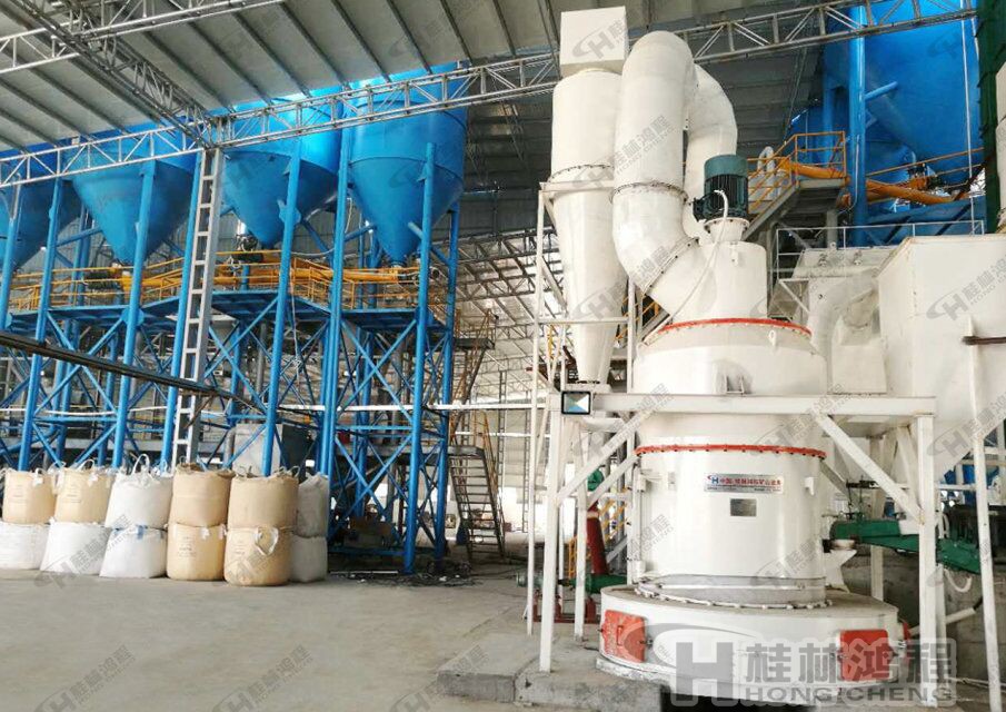 4R3216雷蒙機(jī)80-100目重晶石磨粉設(shè)備，重晶石雷蒙磨粉機(jī)